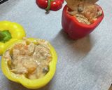 パプリカップのエビきのこグラタン作り方7写真