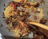 牛すじのこっくりスパイスカレー作り方4写真