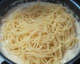 マッシュルームとベーコンのクリームパスタ作り方14写真