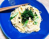 東マルで簡単　明太クリームパスタ作り方5写真