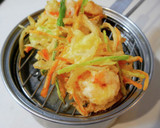 冷めても美味しい！春野菜と海老のかき揚げ作り方7写真