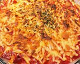 糖質制限 おからパウダーお好み焼き風ピザ作り方5写真