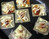 焼売の皮・新玉ねぎのミニピザ♡作り方5写真