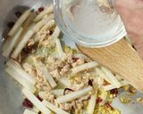 ピリ辛大根パスタのバタポン仕立て作り方11写真