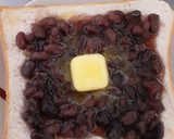 簡単★缶詰あずきとバターのトースト作り方2写真