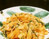 時短簡単☆水菜とキムチの炒めうどん醤油味作り方7写真