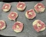ベーコンコーンマヨチーズの米粉豆腐パン♪作り方4写真
