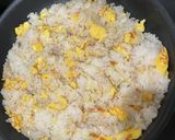 熱々とろウマ白菜とそぼろのあんかけ肉炒飯作り方3写真