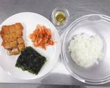 フライドチキンで韓国風混ぜご飯作り方2写真