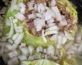まるごとロールキャベツのパスタ添え♡作り方27写真