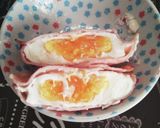 お弁当や朝食に◎レンジで簡単ハムエッグ作り方4写真