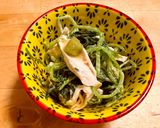 母直伝！絶品水菜とささみのポン酢マヨ和え作り方3写真