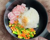簡単！オムライス風ケチャップライス作り方1写真