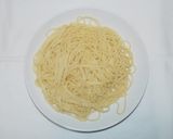 パスタの温玉のせ《レトルトソース使用》作り方3写真