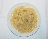 パスタの温玉のせ《レトルトソース使用》作り方4写真