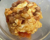焼き鳥缶とふわふわ卵のトマト炒め☆お弁当作り方6写真