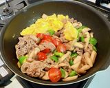 ふわふわ卵と牛肉の塩麹炒め作り方5写真