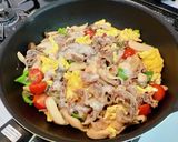 ふわふわ卵と牛肉の塩麹炒め作り方6写真