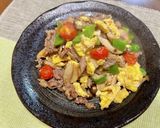 ふわふわ卵と牛肉の塩麹炒め作り方7写真