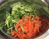 きゅうりと人参の中華風和え作り方1写真