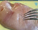 鶏むね肉とキャベツの中華風炊き込みご飯作り方1写真