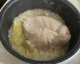 鶏むね肉とキャベツの中華風炊き込みご飯作り方5写真