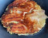 小麦粉からフライパンで作るお好み焼き作り方7写真