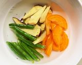肉無豆腐簡単万能きな粉ごまダレ味野菜炒め作り方7写真