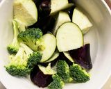 肉無豆腐簡単万能きな粉ごまダレ味野菜炒め作り方9写真