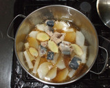さば缶大根煮物♪むくみ腫れに簡単漢方薬膳作り方6写真