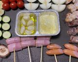 ホットプレートで串焼き&チーズフォンデュ作り方6写真