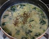 ヨウサマの減塩ANA風朝食小松菜スープ作り方5写真