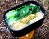 ▲山ごはん▲ファミチキで排骨麺作り方3写真