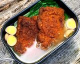 ▲山ごはん▲ファミチキで排骨麺作り方4写真