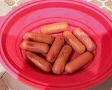 スチーマーで作る弁当用ウインナー作り方4写真