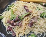 ★ホタルイカとブロッコリーの明太子パスタ作り方6写真