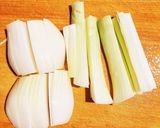葉玉ねぎの煮物作り方5写真
