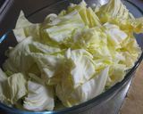 蒸しキャベーコンのおかかのせ作り方1写真