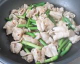 ニンニクの芽と豚肉のピリ辛炒め作り方4写真