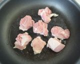鶏もも肉とニンニクの芽の甘辛炒め作り方2写真