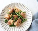鶏もも肉とニンニクの芽の甘辛炒め作り方5写真