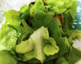 サラダ菜のキムチの素の和え物作り方1写真