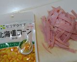 簡単！激ウマ！豆苗ハムコーンのサラダ♪作り方4写真