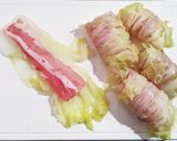 絶品☆くるくる豚バラロール白菜作り方2写真