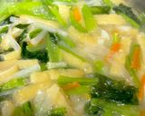 大根 人参 小松菜の味噌汁^^作り方6写真