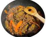 お肉がゴロゴロ我が家の麻婆茄子作り方8写真