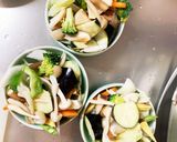 簡単きな粉ケチャ照味豚こま大根青椒肉絲風作り方11写真