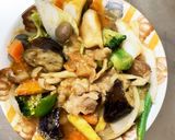 簡単きな粉ケチャ照味豚こま大根青椒肉絲風作り方16写真