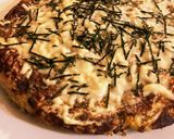 糖質制限 おからパウダーお好み焼き風ピザ作り方11写真
