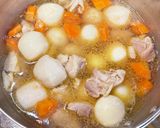 鶏肉と里芋の味噌煮♪作り方3写真